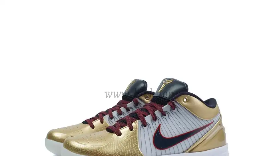 PK God Kobe 4 Protro Metallic Gold and Dark Obsidian RETAIL MATERIALS READY TO SHIP