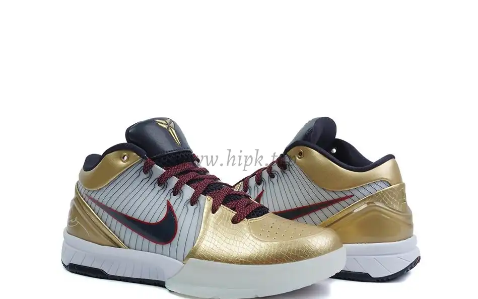 PK God Kobe 4 Protro Metallic Gold and Dark Obsidian RETAIL MATERIALS READY TO SHIP