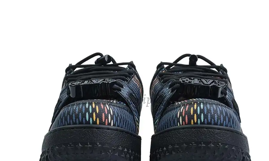 PK God Louis Vuitton Trainer Maxi Black Multi RETAIL MATERIALS READY TO SHIP