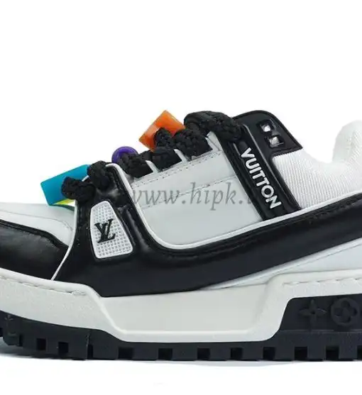 PK God Louis Vuitton Trainer Maxi White Multi RETAIL MATERIALS READY TO SHIP