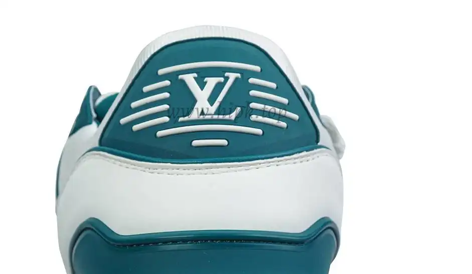 PK God Louis Vuitton Trainer Maxi Sneaker White Green RETAIL MATERIALS READY TO SHIP