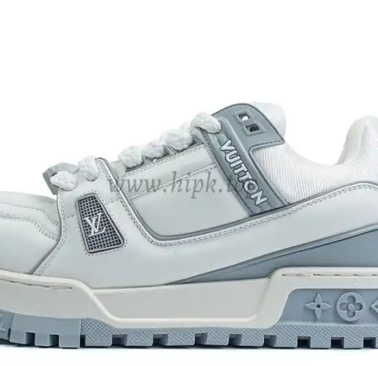 PK god Louis Vuitton LV Trainer Monogram Denim green retail materials ready to ship