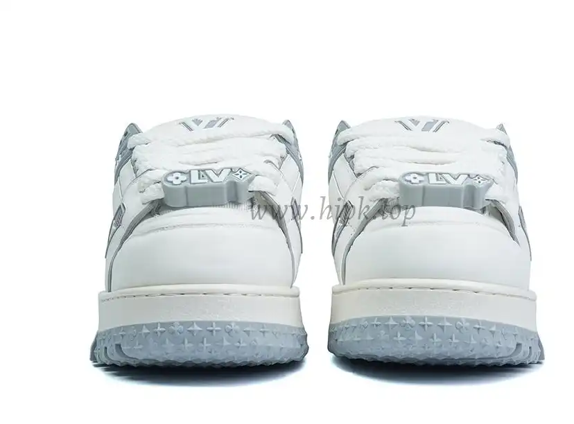 PK God Louis Vuitton Trainer Maxi White Grey RETAIL MATERIALS READY TO SHIP