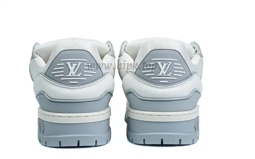 PK God Louis Vuitton Trainer Maxi White Grey RETAIL MATERIALS READY TO SHIP