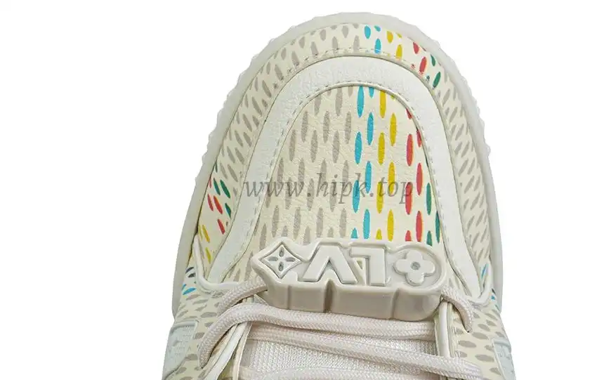 PK God Louis Vuitton Trainer Maxi White Multi RETAIL MATERIALS READY TO SHIP