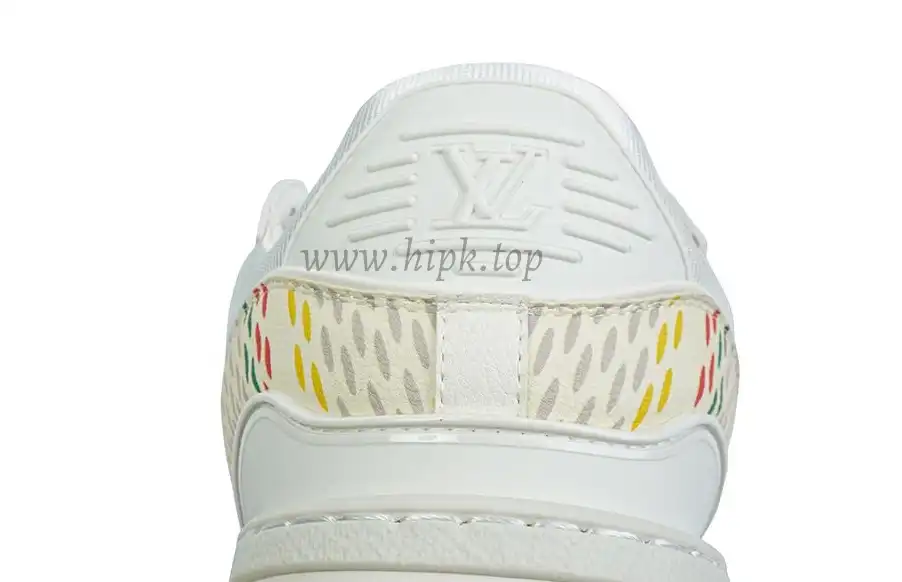 PK God Louis Vuitton Trainer Maxi White Multi RETAIL MATERIALS READY TO SHIP