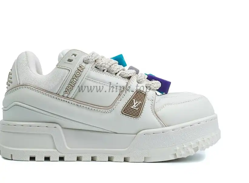 PK God Louis Vuitton Trainer Maxi White RETAIL MATERIALS READY TO SHIP