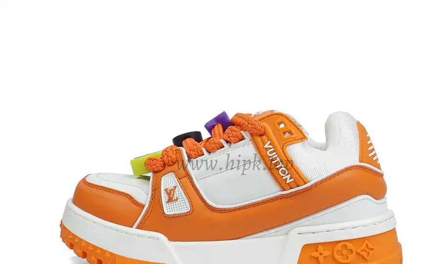 PK God Louis Vuitton Trainer Maxi orange RETAIL MATERIALS READY TO SHIP