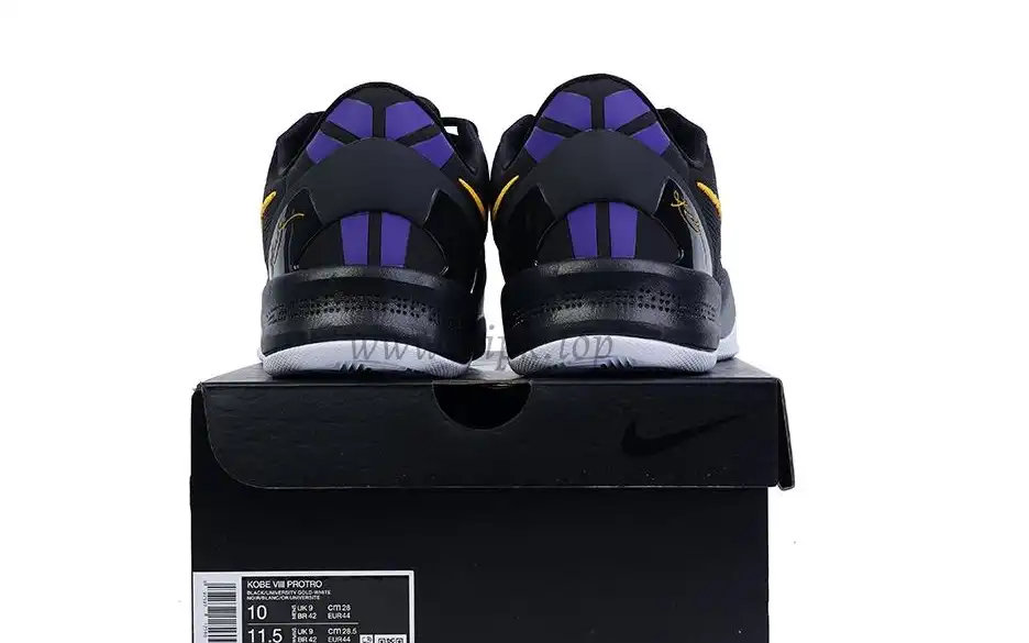 PK GOD Nike Kobe 8 Protro Black University Gold RETAIL MATERIALS READY TO SHIP