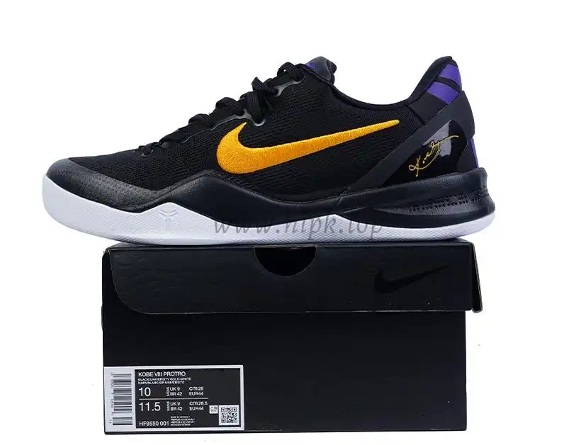 PK GOD Nike Kobe 8 Protro Black University Gold RETAIL MATERIALS READY TO SHIP