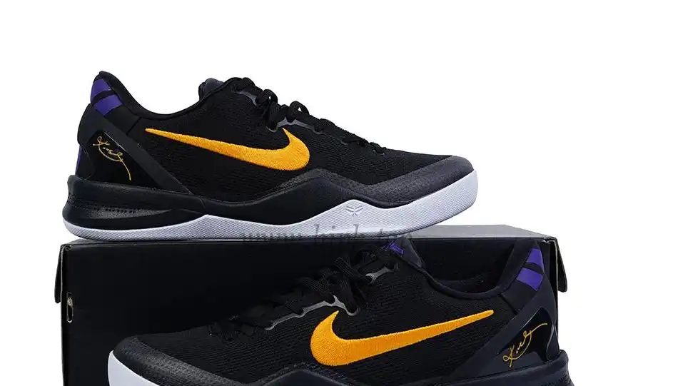 PK GOD Nike Kobe 8 Protro Black University Gold RETAIL MATERIALS READY TO SHIP