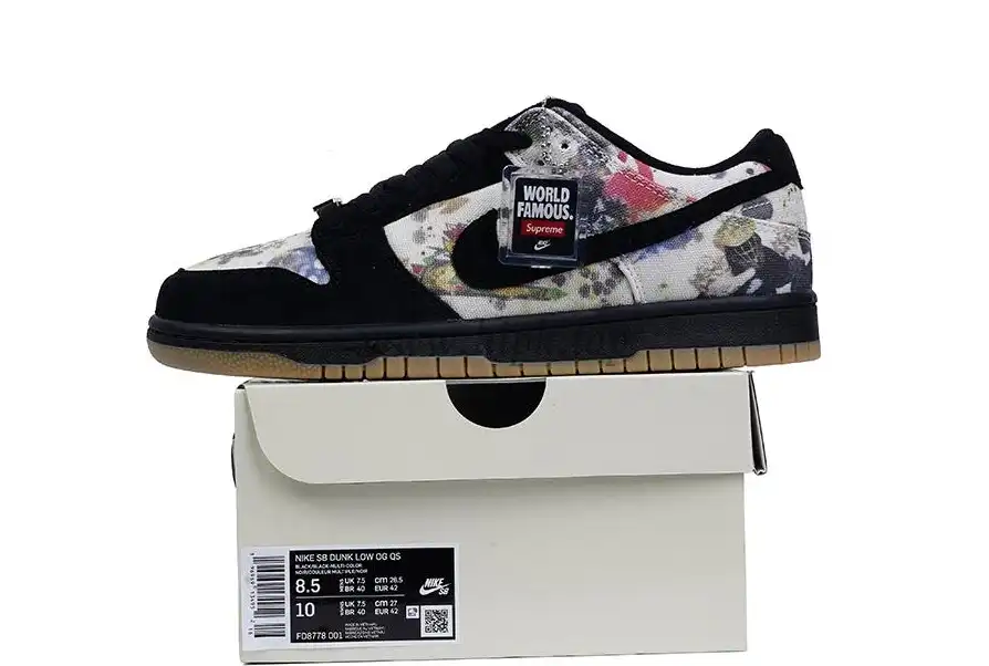 PK GOD Nike SB Dunk Low Supreme Rammellzee RETAIL MATERIALS READY TO SHIP