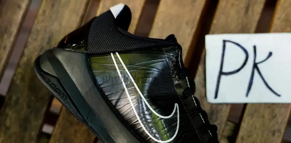 PK GOD Nike Zoom Kobe 5 Black Out RETAIL MATERIALS READY TO SHIP