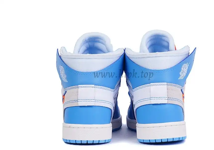 PK GOD X YIFU RETAIL FACTORYOFF WHITE X AIR JORDAN 1 POWDER BLUE UNC RETAIL MATERIALS ready limited