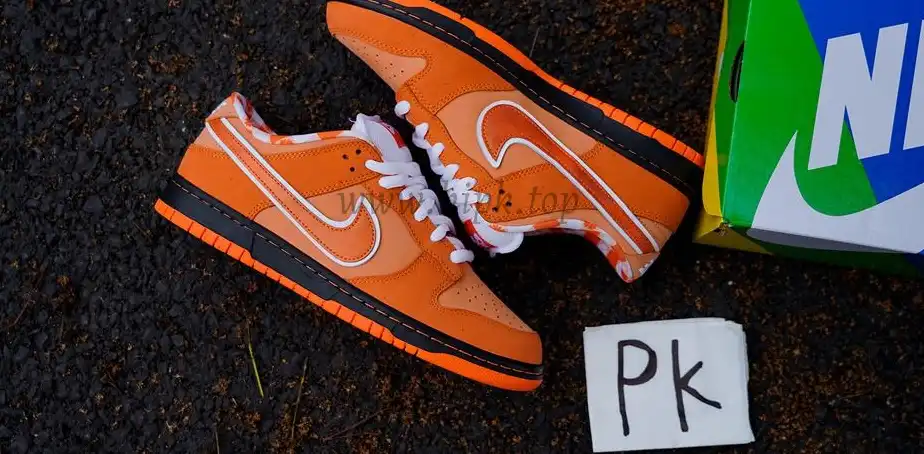 PK GOD NIKE SB DUNK LOW CONCEPTS ORANGE LOBSTER RETAIL MATERIALS READY TO SHIP