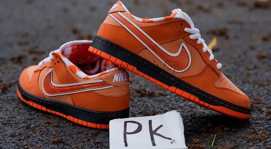 PK GOD NIKE SB DUNK LOW CONCEPTS ORANGE LOBSTER RETAIL MATERIALS READY TO SHIP