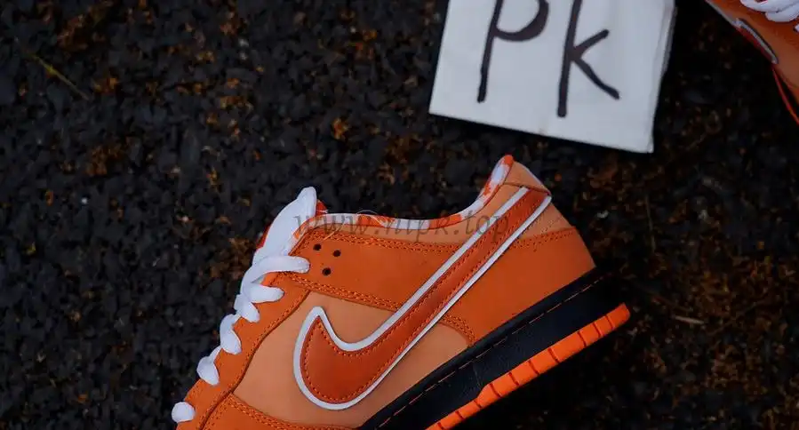 PK GOD NIKE SB DUNK LOW CONCEPTS ORANGE LOBSTER RETAIL MATERIALS READY TO SHIP