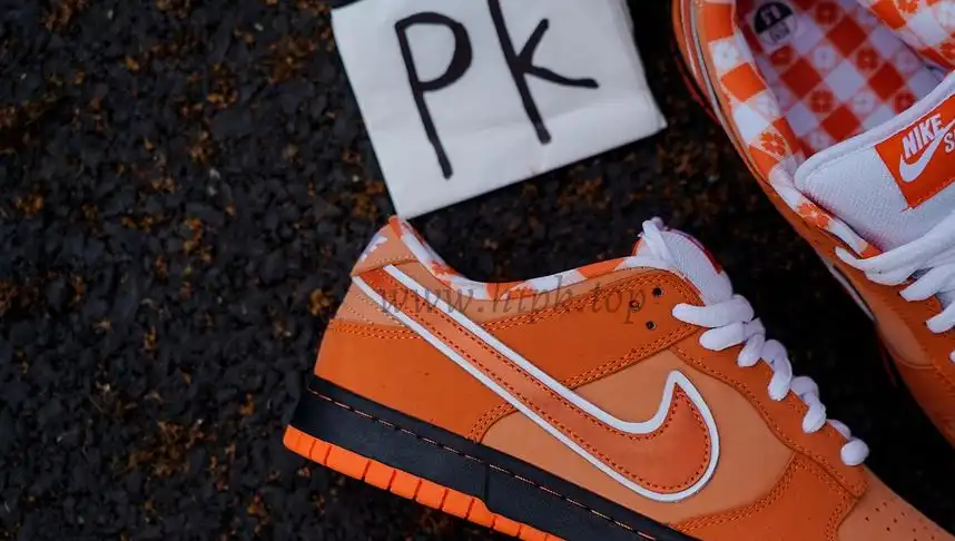 PK GOD NIKE SB DUNK LOW CONCEPTS ORANGE LOBSTER RETAIL MATERIALS READY TO SHIP