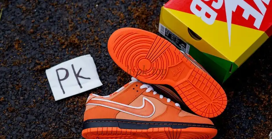 PK GOD NIKE SB DUNK LOW CONCEPTS ORANGE LOBSTER RETAIL MATERIALS READY TO SHIP