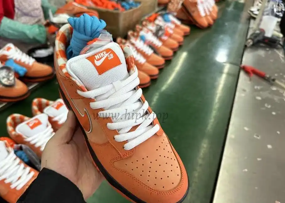 PK GOD NIKE SB DUNK LOW CONCEPTS ORANGE LOBSTER RETAIL MATERIALS READY TO SHIP