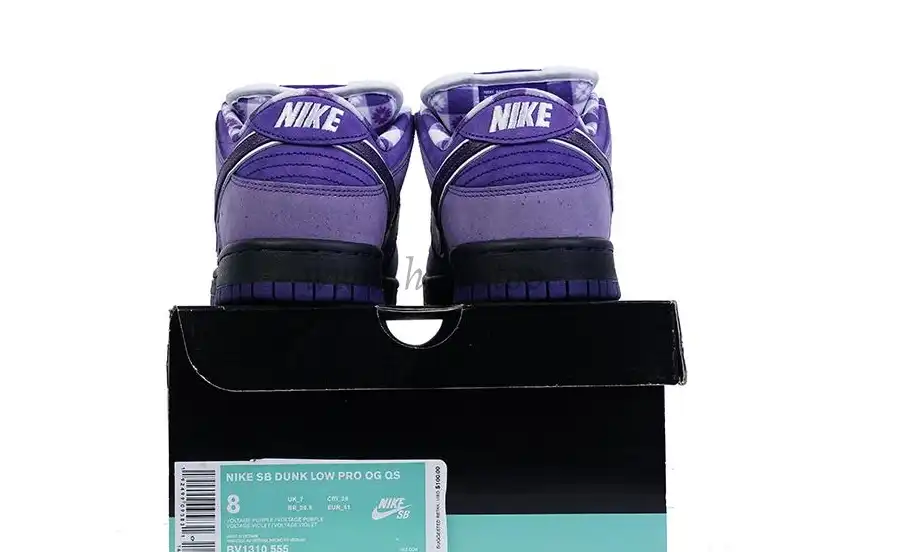 PKGod Concepts X Sb dunk purple Lobster retail materials ready to ship