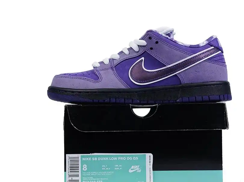 PKGod Concepts X Sb dunk purple Lobster retail materials ready to ship