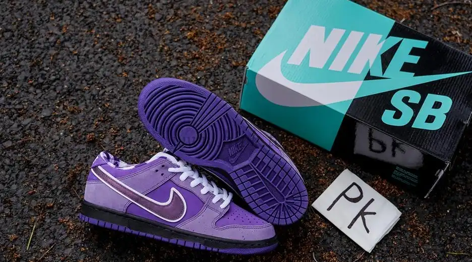 PKGod Concepts X Sb dunk purple Lobster retail materials ready to ship