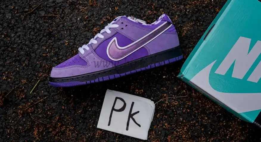 PKGod Concepts X Sb dunk purple Lobster retail materials ready to ship