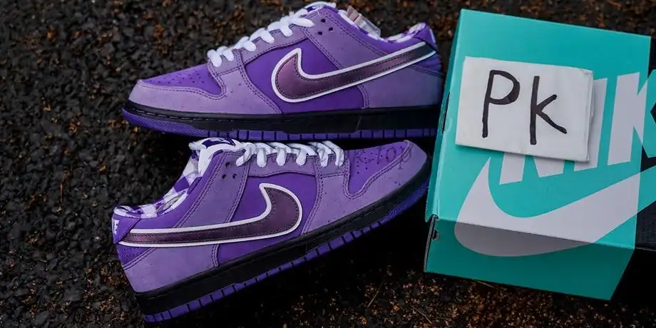 PKGod Concepts X Sb dunk purple Lobster retail materials ready to ship