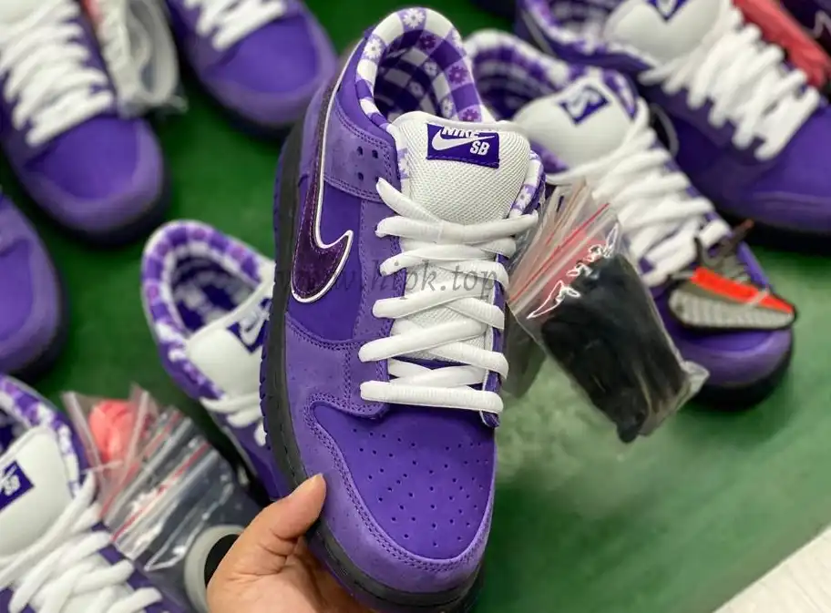 PKGod Concepts X Sb dunk purple Lobster retail materials ready to ship