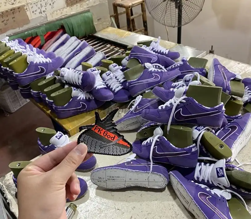 PKGod Concepts X Sb dunk purple Lobster retail materials ready to ship