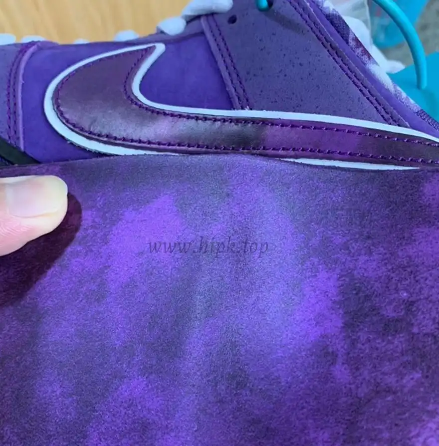 PKGod Concepts X Sb dunk purple Lobster retail materials ready to ship