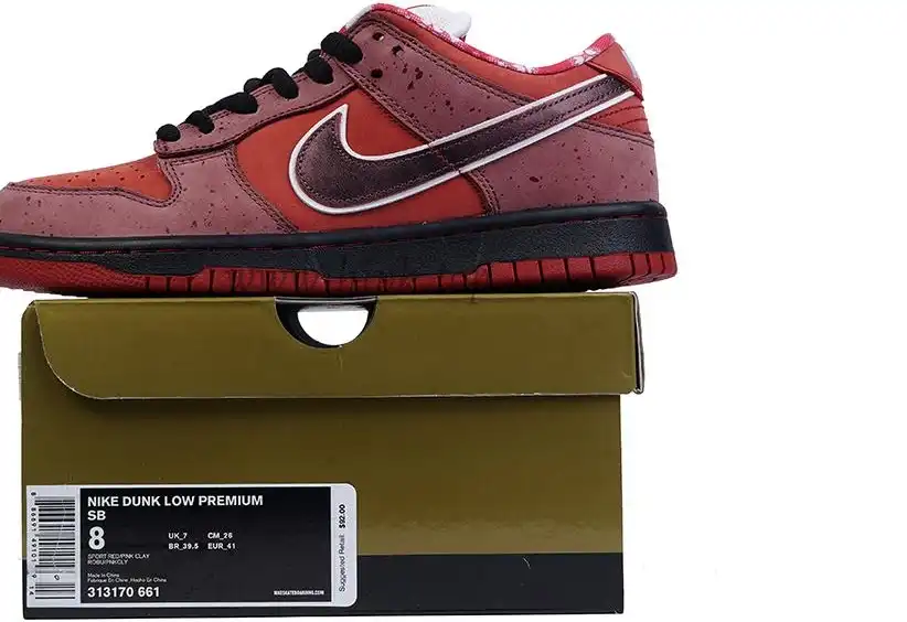 PK GOD Nike SB Dunk Low RED Lobster RETAIL MATERIALS READY TO SHIP