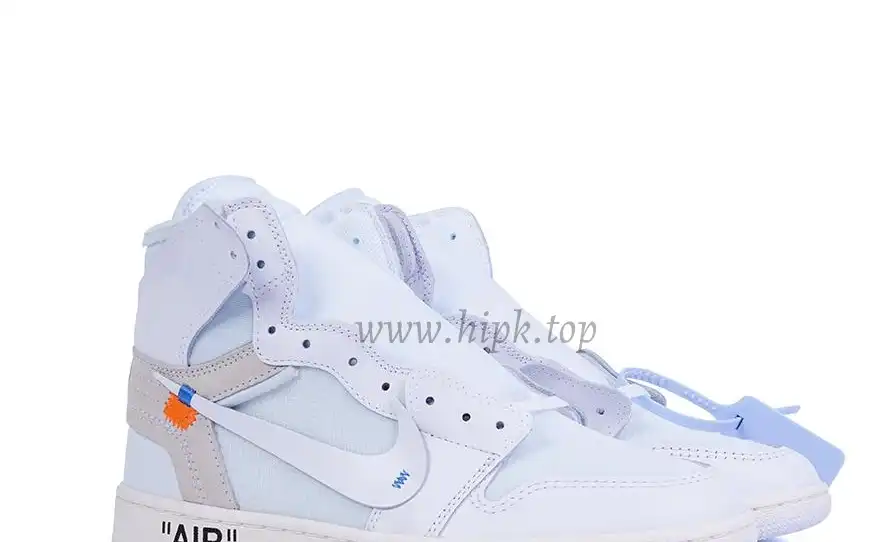 PK GOD X YIFU RETAIL FACTORY X NIKE X OFF WHITE-AIR JORDAN 1-TRIPLE WHITE ready limited