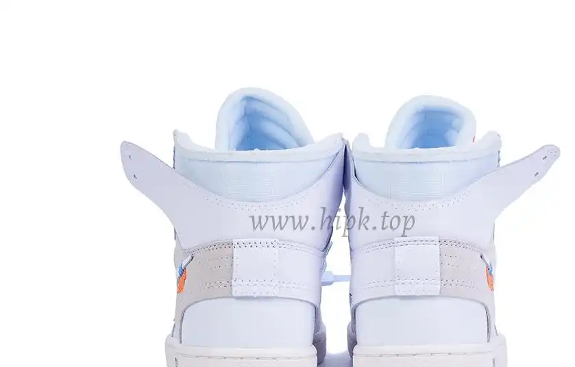 PK GOD X YIFU RETAIL FACTORY X NIKE X OFF WHITE-AIR JORDAN 1-TRIPLE WHITE ready limited