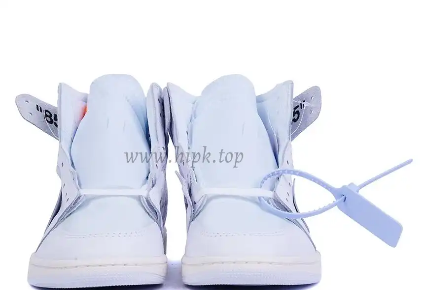 PK GOD X YIFU RETAIL FACTORY X NIKE X OFF WHITE-AIR JORDAN 1-TRIPLE WHITE ready limited