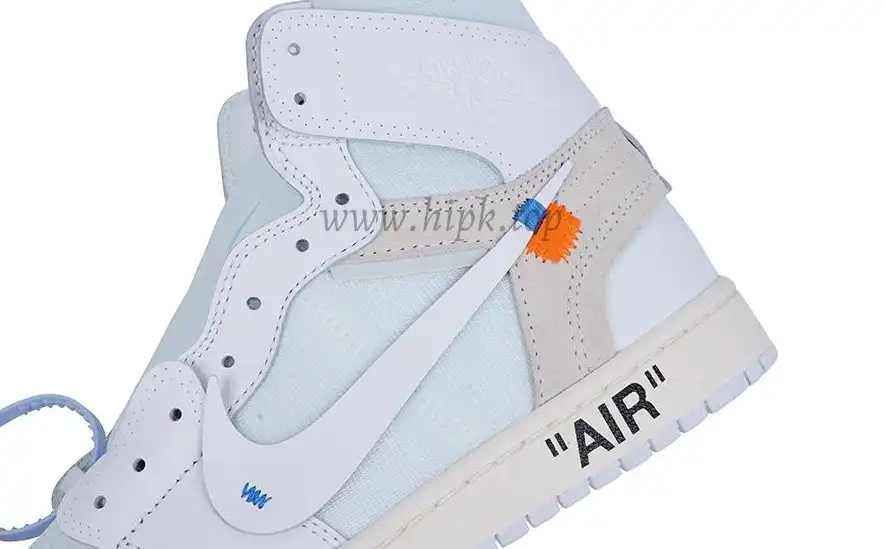 PK GOD X YIFU RETAIL FACTORY X NIKE X OFF WHITE-AIR JORDAN 1-TRIPLE WHITE ready limited