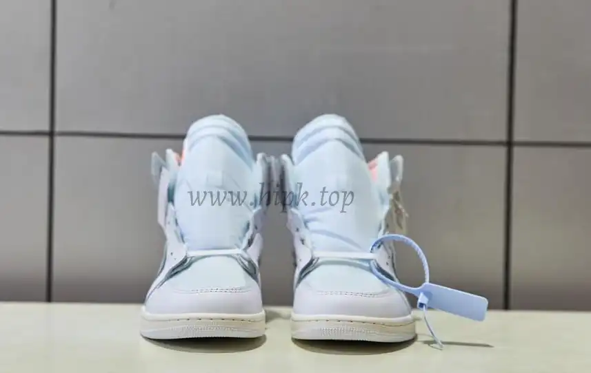 PK GOD X YIFU RETAIL FACTORY X NIKE X OFF WHITE-AIR JORDAN 1-TRIPLE WHITE ready limited