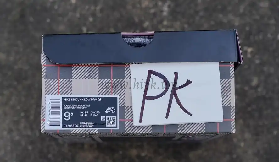 PK 4.0 exclusive 4.0 final version retail label Travis Scott X Nike SB dunk low Jackboys retail materials ready to ship