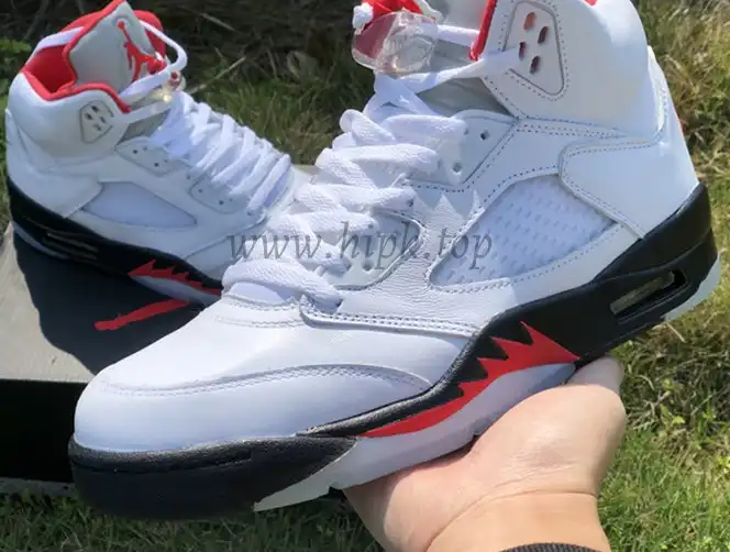 PK GOD Air Jordan 5 Fire Red retail materails ready to ship