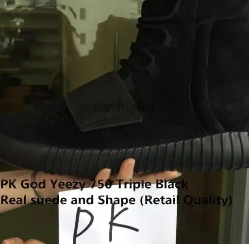 PK God Yeezy 750 OG Grey real suede and shape (real quality)