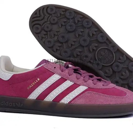 PK GOD Adidas Gazelle Indoor pink Black RETAIL MATERIALS READY TO SHIP