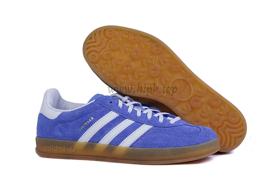 PK GOD Adidas Gazelle Indoor Blue RETAIL MATERIALS READY TO SHIP