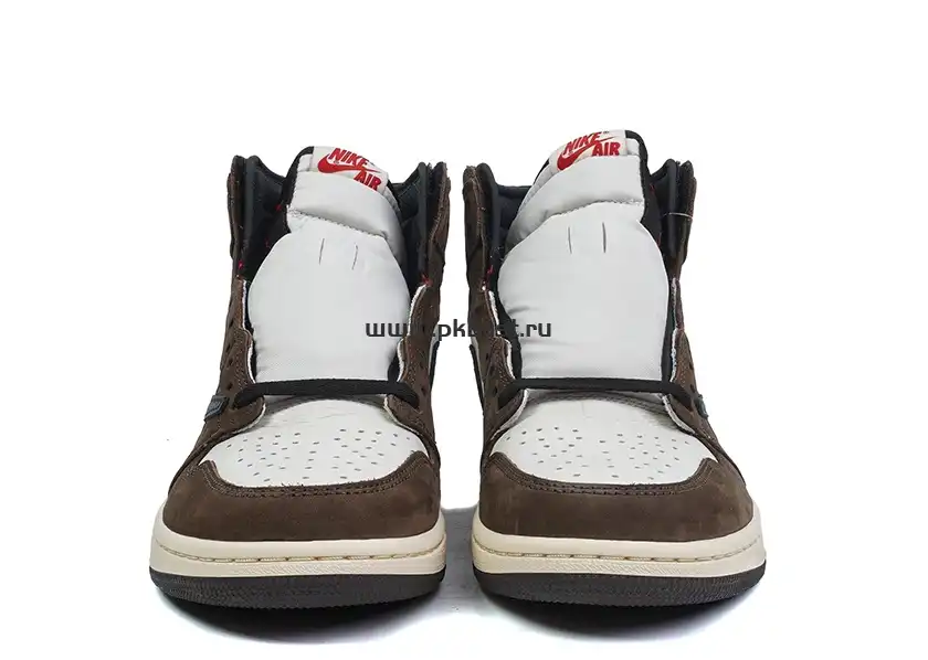 PK5.0 TRAVIS SCOTT X AIR JORDAN I CD4487-100 HIGH OG MOCHA RETAIL MATERIALS RETAIL VERSION