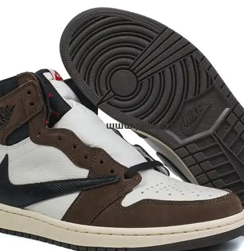 PK5.0 Travis Scott X Fragment X Air Jordan 1 High OG retail materials ready to ship