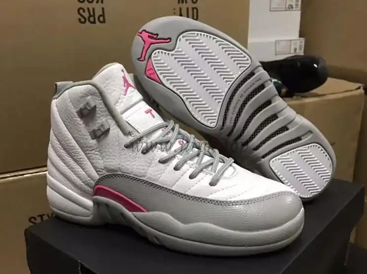 Authentic Air Jordan 12 GS “Vivid Pink”