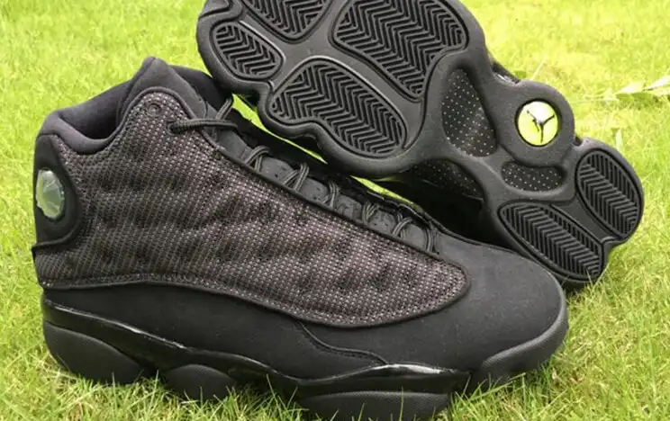 Authentic Air Jordan 13 Retro Black Cat with 3M