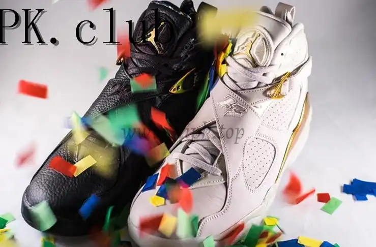 Authentic Air Jordan 8 Champagne & Confetti From PK.club