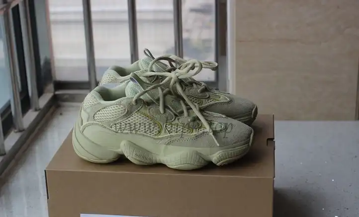 God Yeezy 500 Desert Rat Super Moon Yellow retail sample version ready