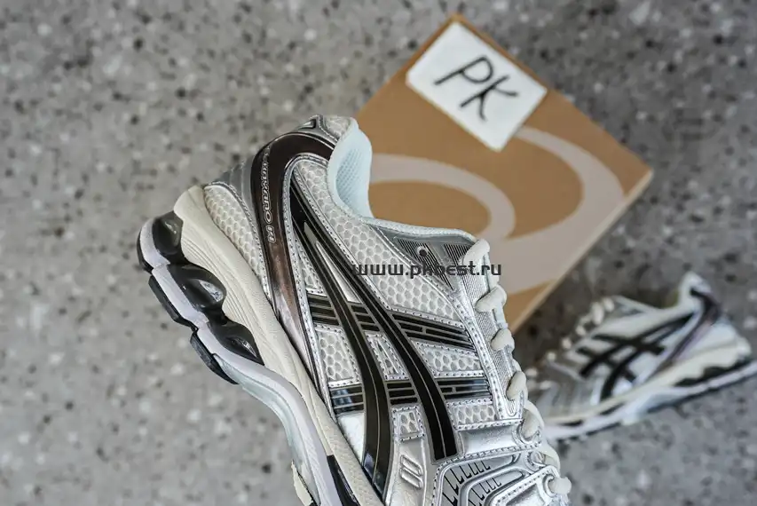 PK GOD Asics Gel-Kayano 14  Y2K  Black, white and silver RETAIL MATERIALS READY TO